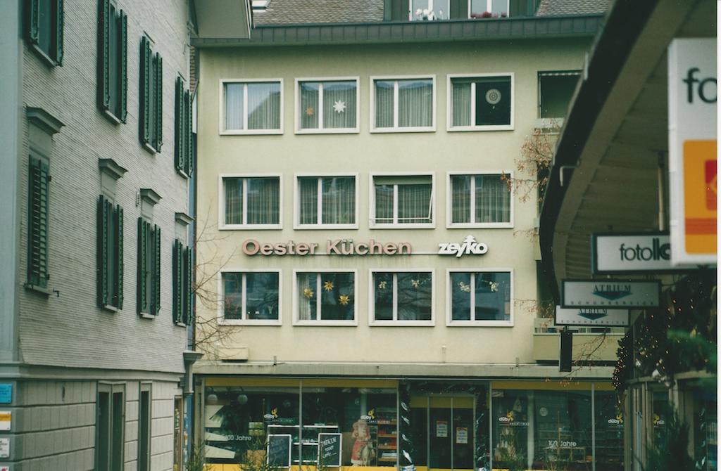 Ehemaliger Standort Oester Küchen an der Marktgasse in Langenthal